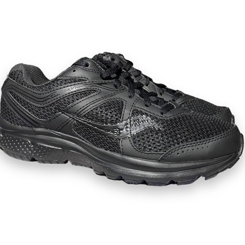 Saucony Shoes‎ Grid Cohesion II Womens 8 Wide Black Running Sneakers S10421-4